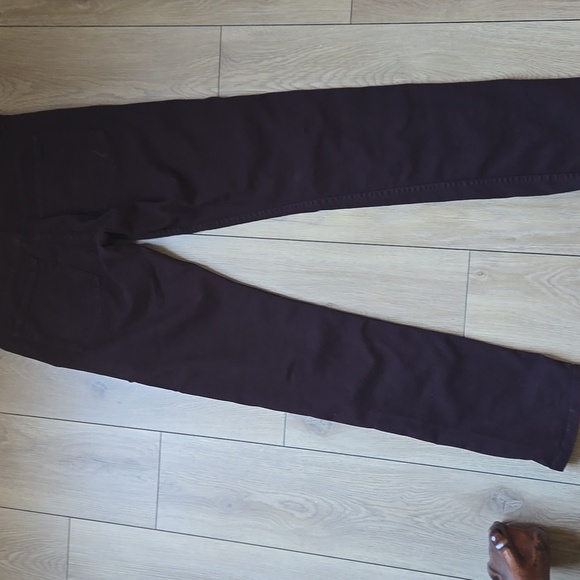 NWOT The Kooples Slim Jeans in Burgundy  Sz 31 - Picture 7 of 10